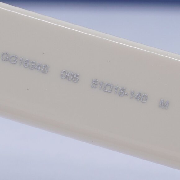 Final Price! Gucci GG1634S 005 Ivory/Red Sunglasses - Picture 7 of 11